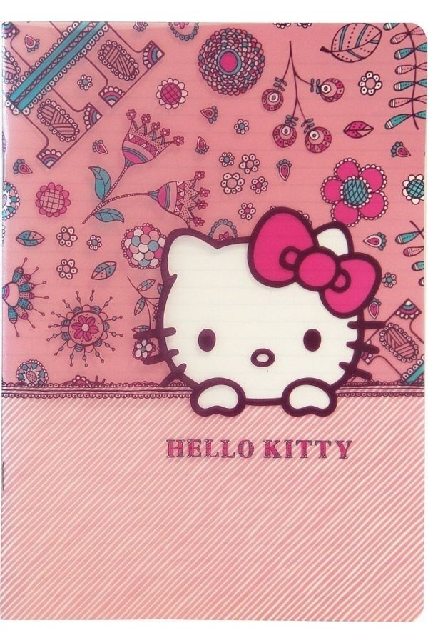 Mynote-Hello Kıtty Campus 26x18,5cm 40 Sheets Checked Notebook 1