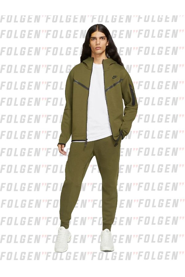 Nike Tech Fleece Men s Green Sweatpants Trendyol