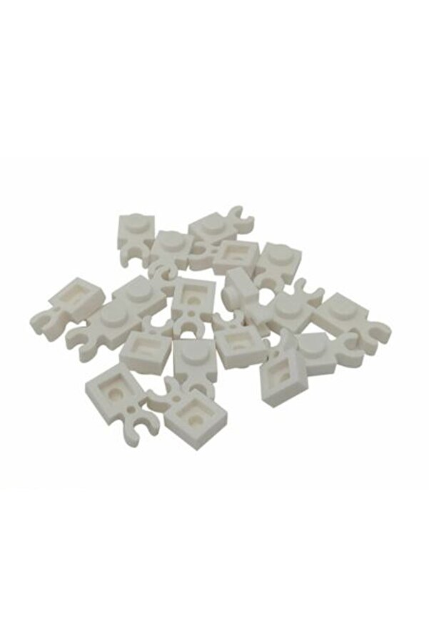 LEGO Orjinal Moc Aksesuar Plate Modified 1 X 1 Beyaz Dikey Clipli Düz Tuğla 10 Adet Gönderilecek