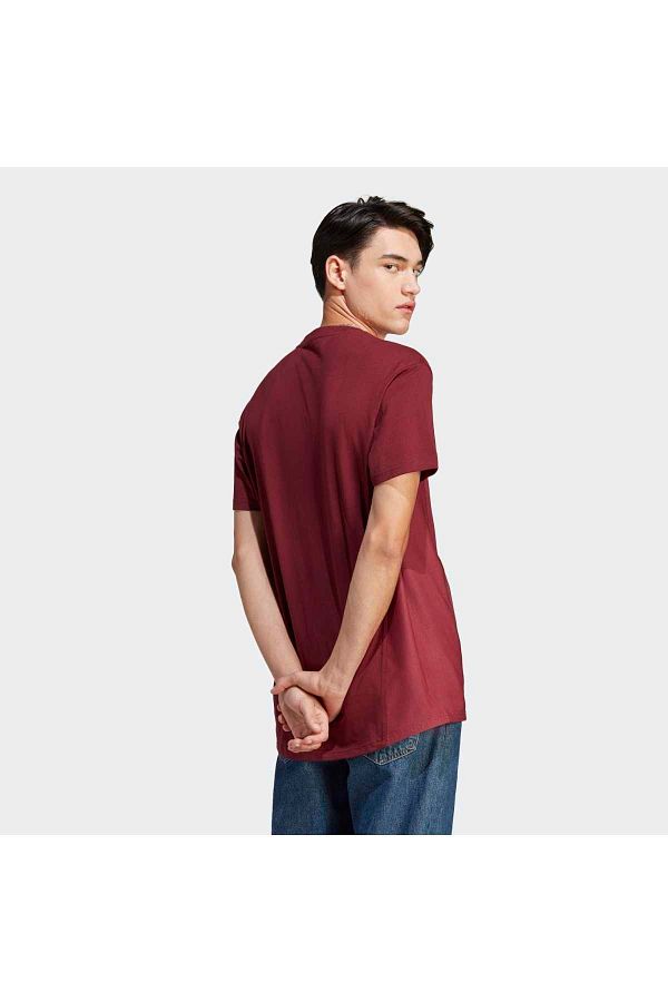 Burgundy adidas shirt online