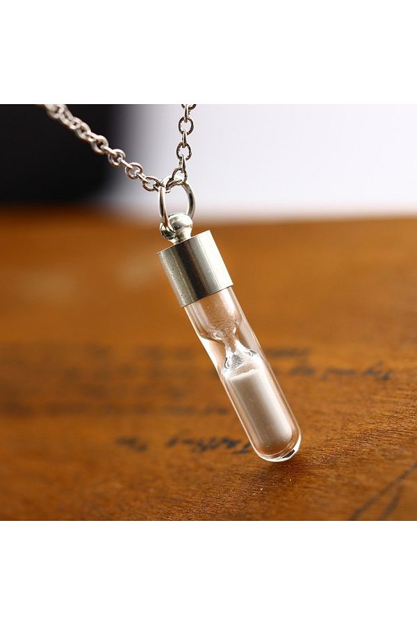 Hourglass pendant on sale