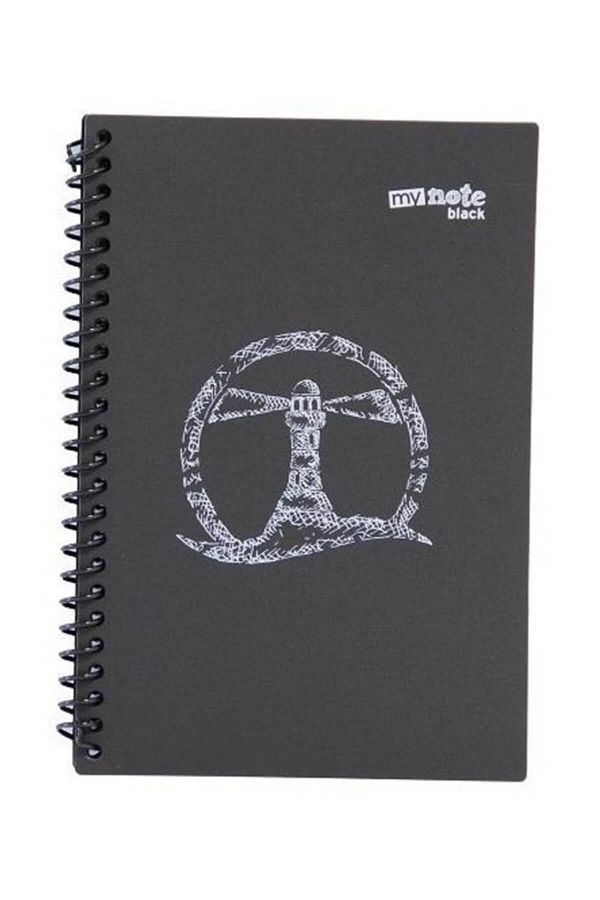 Mynote-Black Notebook A-5 60 Sheets 1