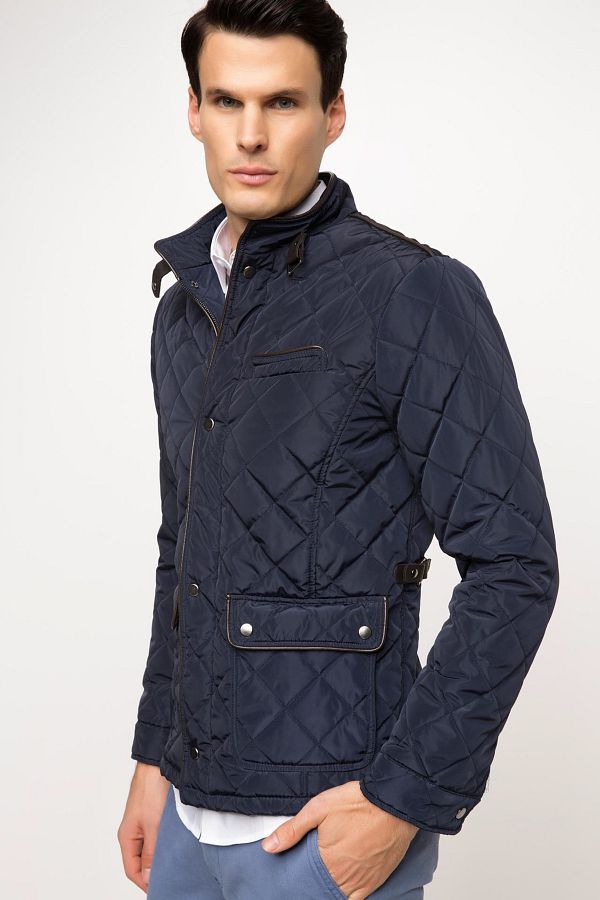 DeFacto-Men's Quilted Coat H1626AZ.17WN.NV64 1
