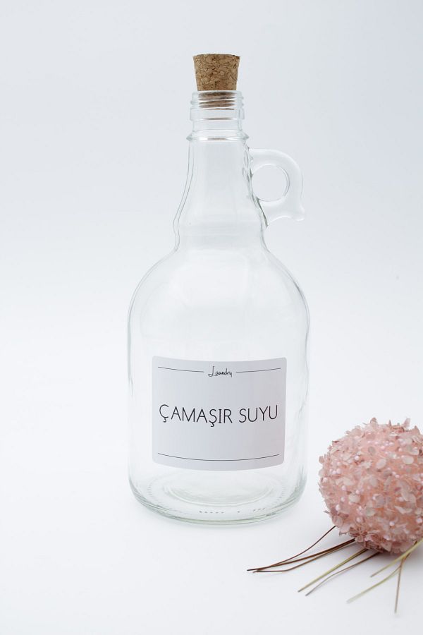 zezedesing-Bleach Bottle with Cork Cap 1000ml 1