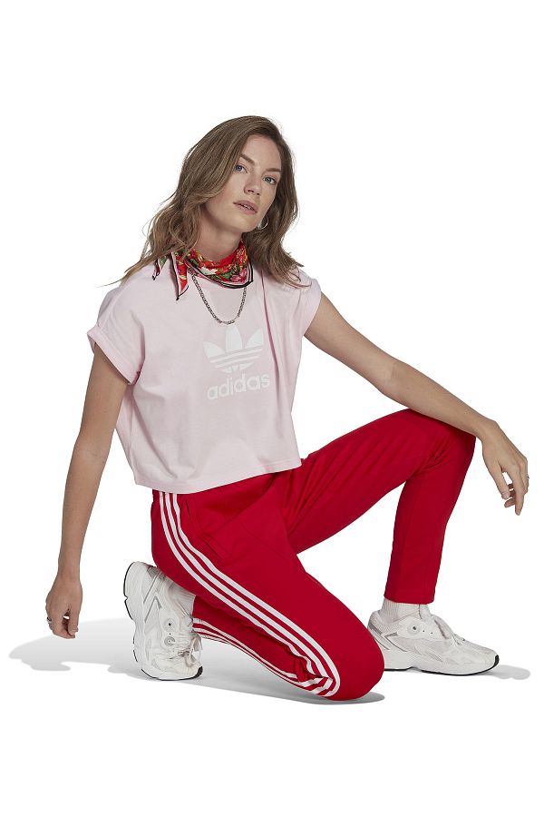 Womens red adidas joggers new arrivals