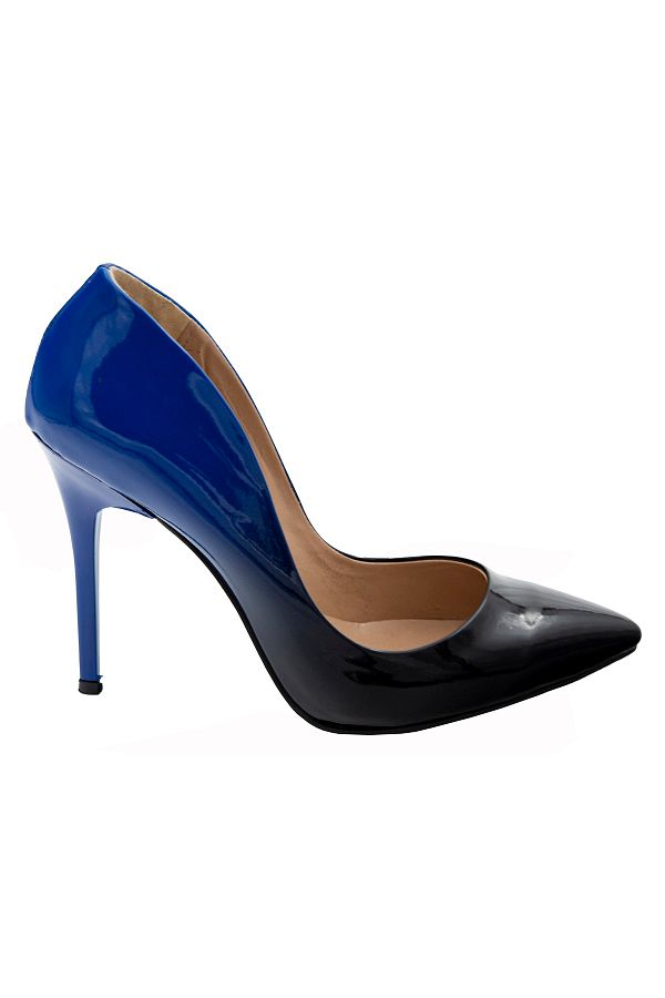Navy patent stiletto shoes discount