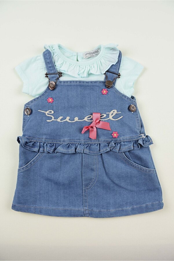 CHİQUİTOS Kız Bebek Sweet Nakışlı Jile Elbise