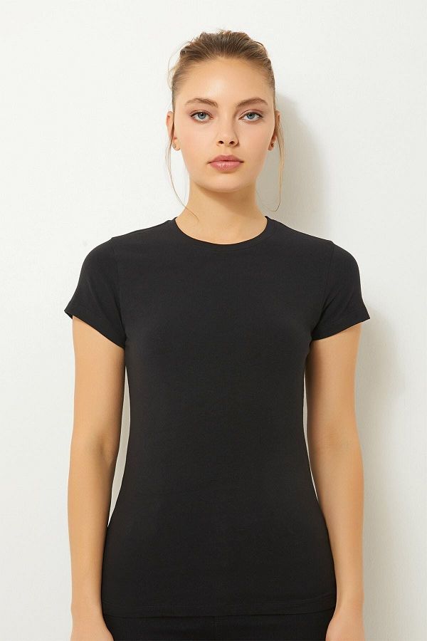 ZEY-30493 Women's Crew Neck Short Sleeve T-shirt 1