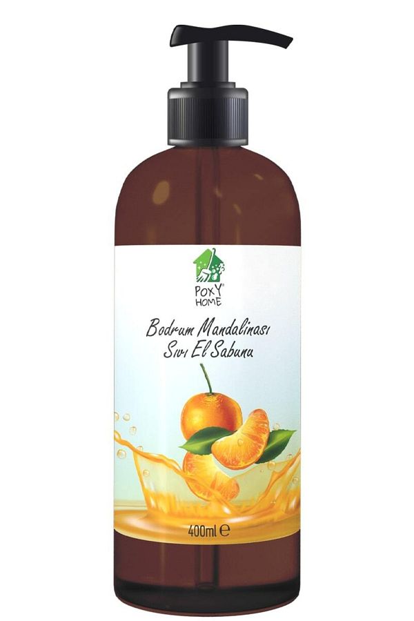 Poxy-Bodrum Tangerine Liquid Hand Soap 400 Ml 1