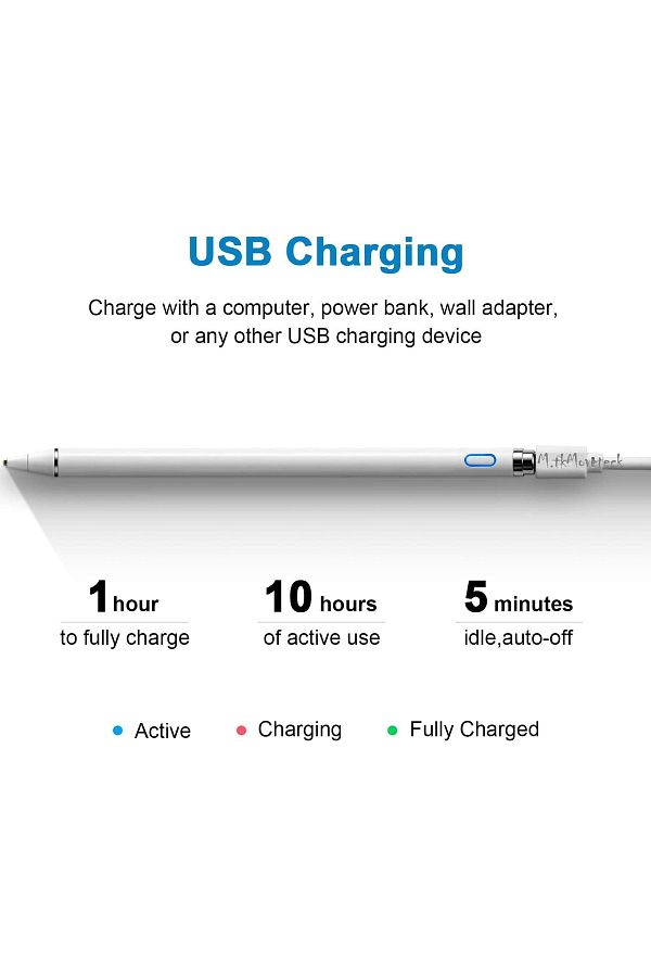 m.tk moveteck-Stylus Compatible Writing Drawing Lesson Tablet Pen Touch Smart Active Sensitive Sensitive 1