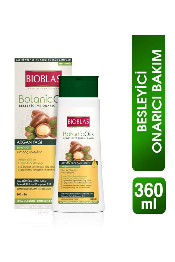 Bioblas-360 ml Argan Oil Botanical Shampoo - Bioblas 1