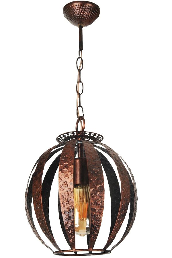 VENON-Ocean Single Case Black+Copper Patina Chandelier 1