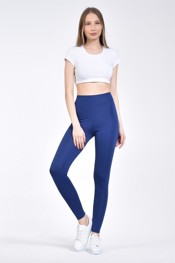Cuci Midnight Blue Extra High Waist Firming Leggings Trendyol