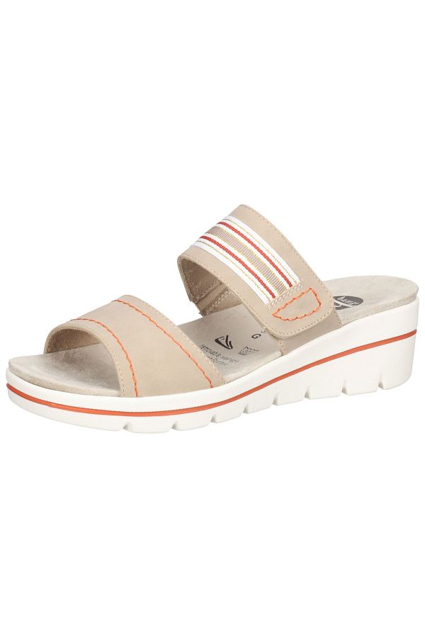 Bama Slippers Beige Wedge Trendyol