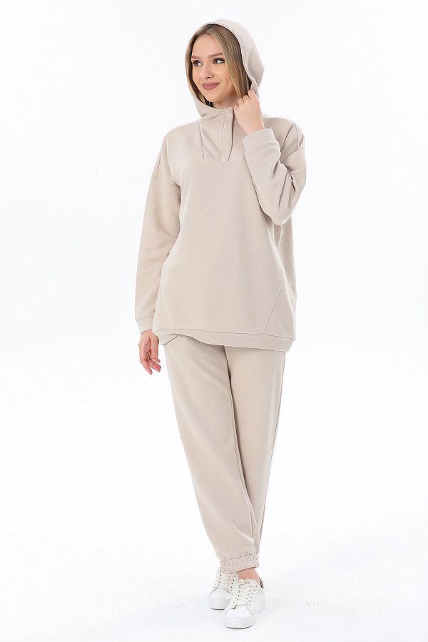 Nude sweatpants set outlet