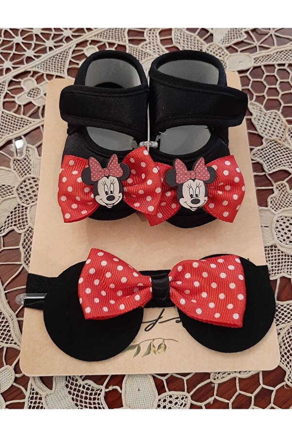 Baby Bakkal Yeni Doğan Bebek Bandana Ve Patik Seti