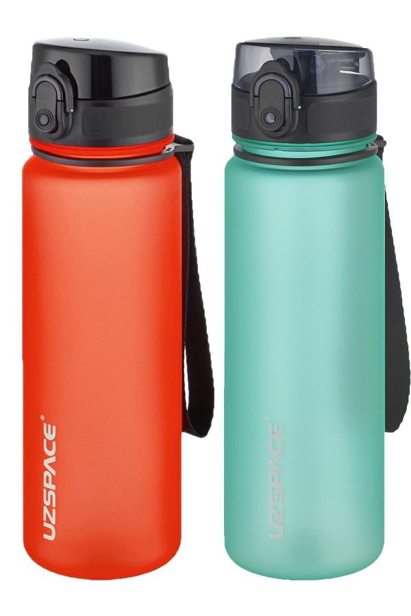 Uzspace-500 Ml 2-Piece Tritan Flask Set - 14 Different Color Options 1
