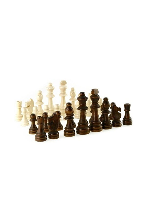 ercan oyuncak Eser Ahşap Satranç Taşı /no:35 (şah: 8,8 Mm -piyon: 4 Mm -vezir:8,5 Mm )