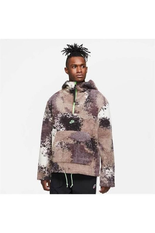 Nike Nwt Men s Nsw Sherpa Sport Essentials 1 2 Zip Hoodie Fleece Men Dd5009 0040 Trendyol