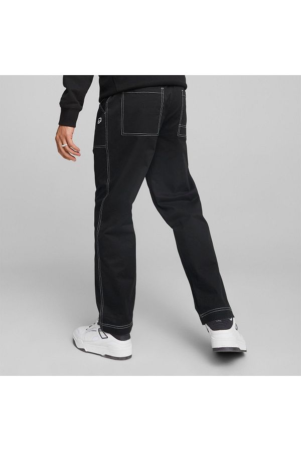 Puma Downtown Twill Pants Black Men s Sweatpants Trendyol