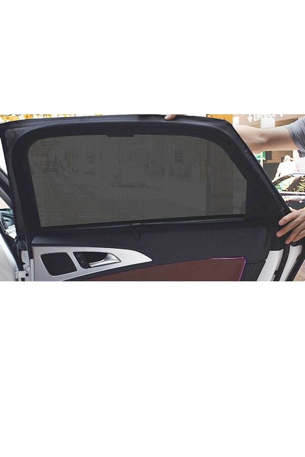 Genel Markalar Cırtlı Araç Yan Cam Güneşlik Anne Bebek Uyumlu  Emzirme Araba Kapı Camı Perdesi Sineklik 2 Adet