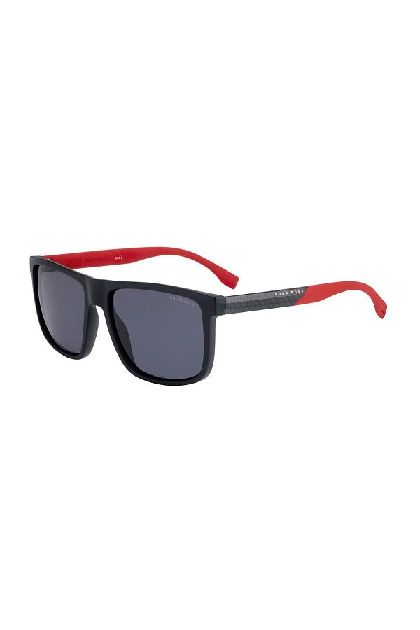 Hugo Boss Men s Black Rectangular Sunglasses Trendyol