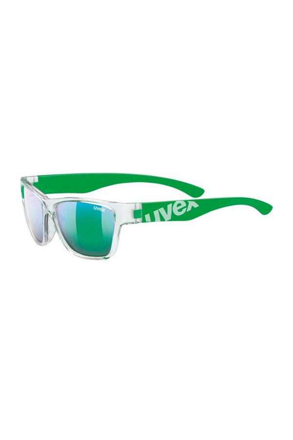 Uvex-Sportstyle 508 Clear Green/Mirror Green Kids Sunglasses 1