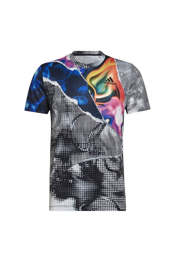 Adidas multicolor t shirt discount
