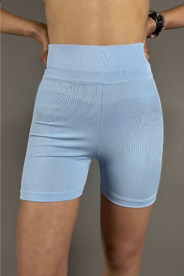 Baby blue biker shorts deals
