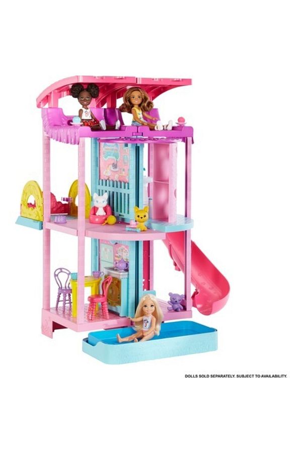 Barbie Chelsea Playhouse 50 Cm Slide Pool Ball Pit Puppy And Cat Elevator From 15 F Trendyol