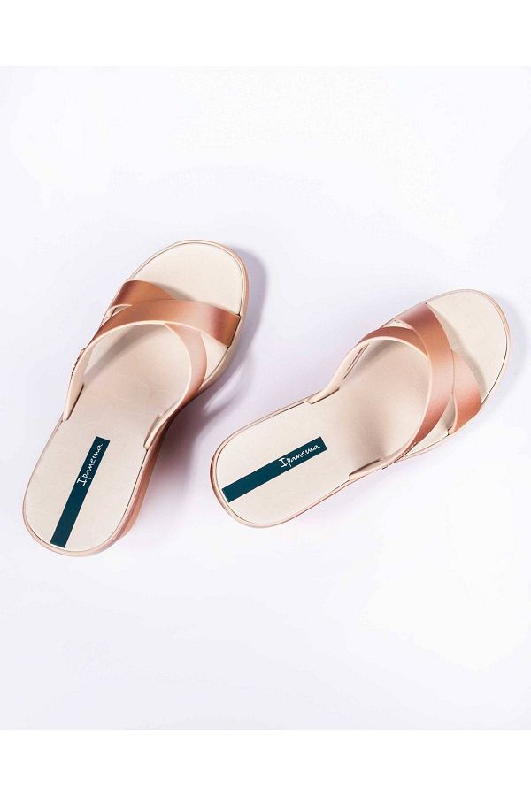 panema Mules Beige Platform Heels Trendyol