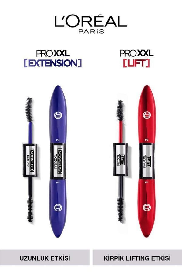 L'Oreal Paris-Loreal Pro Xxl Lift Lifting Effect Super Volumizing-Extending Mascara Set 1
