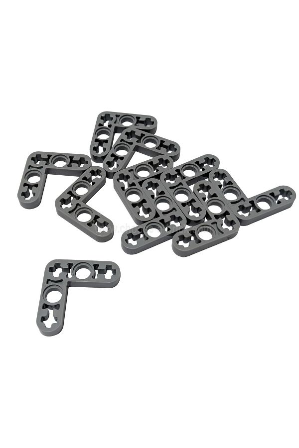 LEGO-Original Technic Custom Liftarm Modified Bent Thin L-shape 3 X 3 Dark Gray 4 Pieces Will Be Sent 1