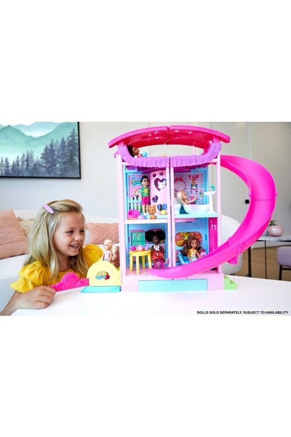 Barbie Chelsea Playhouse 50 Cm Slide Pool Ball Pit Puppy And Cat Elevator From 15 F Trendyol