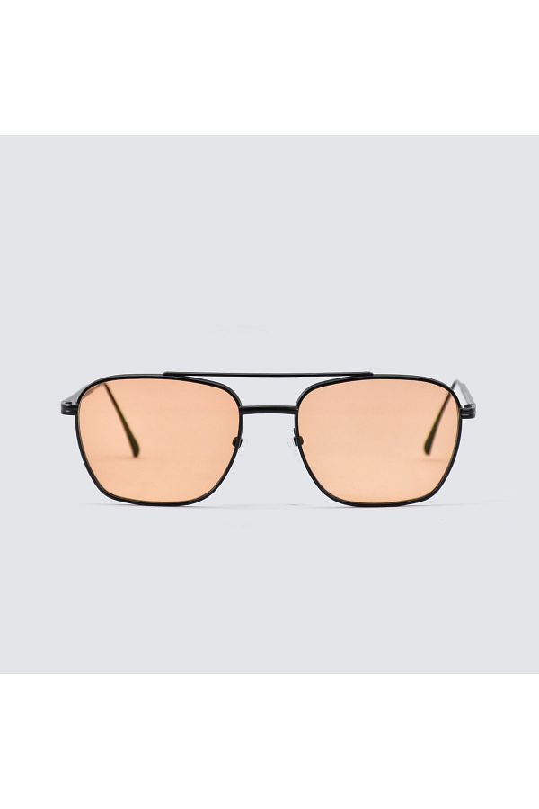 FRANCO VITAL-Unisex Sunglasses Fv Ra Mblk Orange Glass 54-18 140 1
