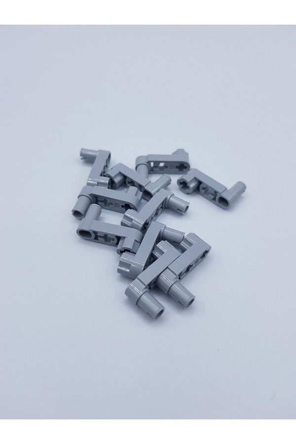 LEGO-سيتم إرسال دبوس كرنك مُعدل من Technic Moc مخصص لـ Liftarm 1 × 3 محور رمادي فاتح قطعتين 1
