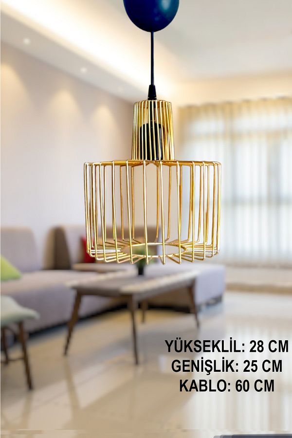 Gold wire chandelier on sale