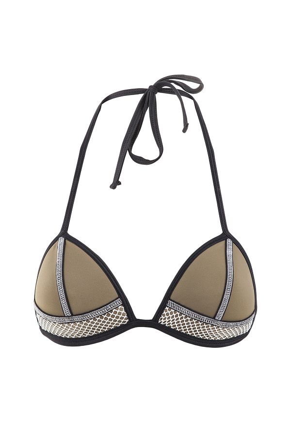 Penti-Khaki Women's Milkshake Triangle Bikini Top PPMIATRT16IY 1