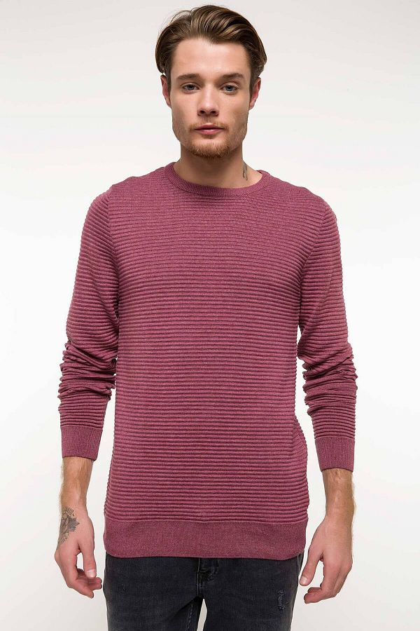 DeFacto-Men's Bicycle Collar Sweater I2526AZ.18WN.BR386 1