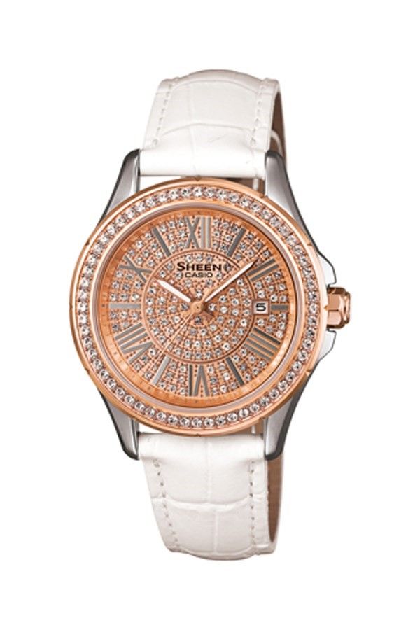 Casio-ساعة يد شين النسائية SHE-4510GL-9AUDR 1