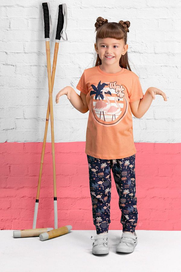 U.S. Polo Assn.-Set de pijamale pentru fetiță cu licență 1