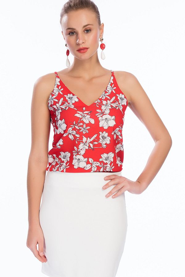 Quzu-Women's Ecru Short Pencil Skirt 15Y40062 1