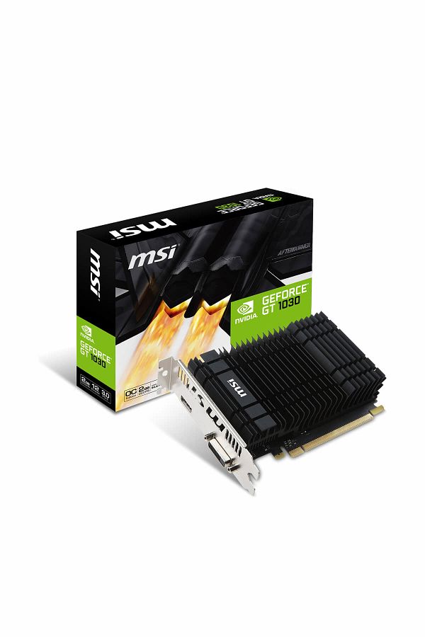 MSI GeForce GT 1030 2GH OC GT1030 2GB GDDR5 64b 1xHDMI 1xDVI Video Card Trendyol