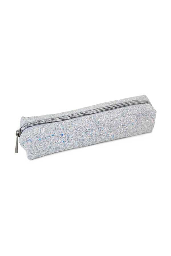 pape-Silvery White Pencil Case 17187B 1