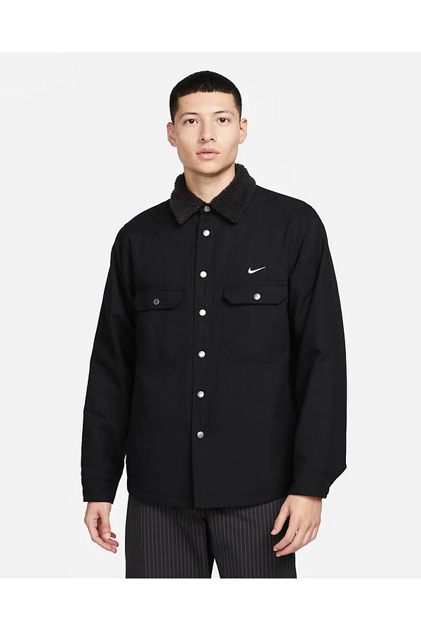 Nike flannel hoodie sales