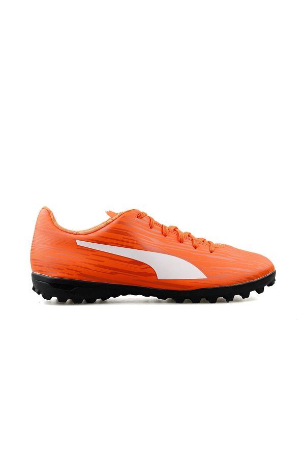 Puma 106574 Rapido Ii Orange White Men s Carpet Field Shoes Slim Fit Trendyol