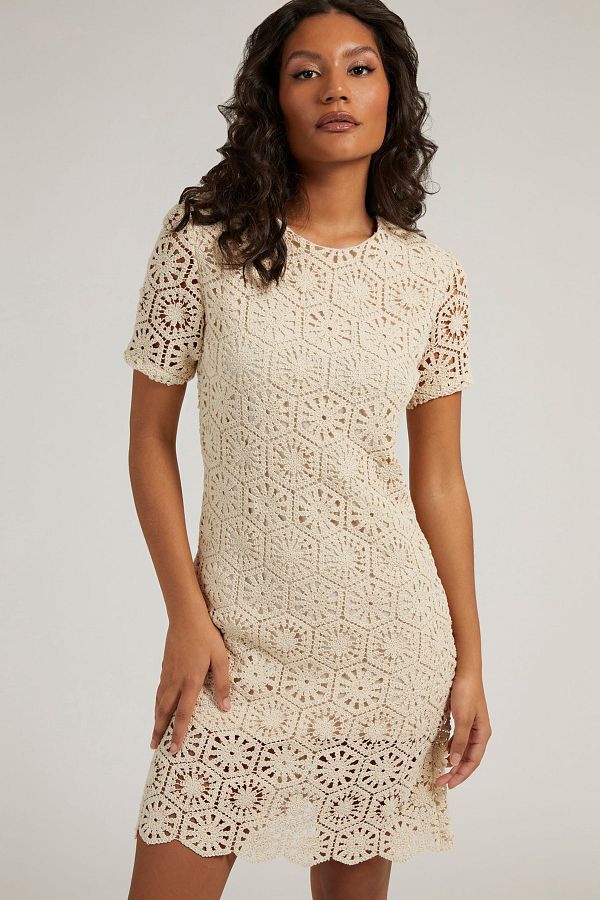 Guess Crochet Women s Dress Trendyol