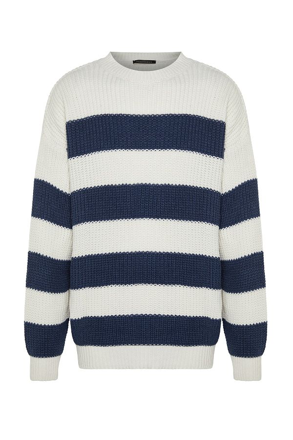 Wide striped sweater outlet