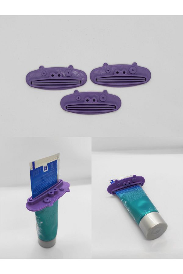 Nerva Design 3D-3-Pack Toothpaste Squeezer, Paste Squeezing Apparatus 1