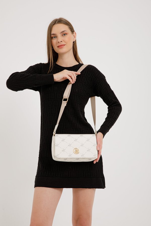 Beverly Hills Polo Club White Women's Shoulder Bag 05BHPC127